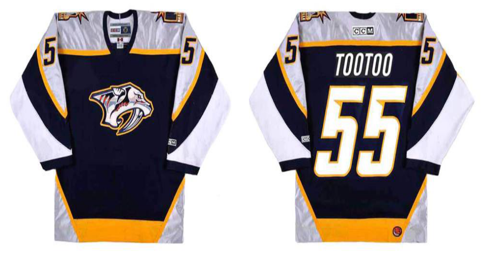 2019 Men Nashville Predators #55 Tootoo black CCM NHL jerseys
